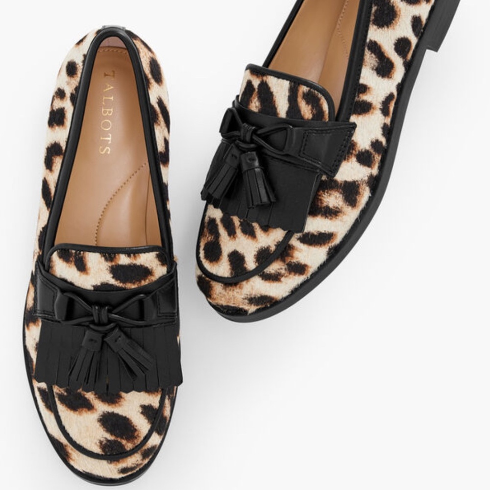 Tassel Calf Hair Loafers
